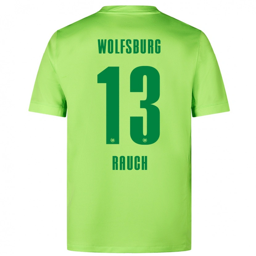 Danxen Män Felicitas Rauch #13 Fluorescerande Grön Hemmatröja Matchtröjor 2024/25 Tröjor T-Tröja