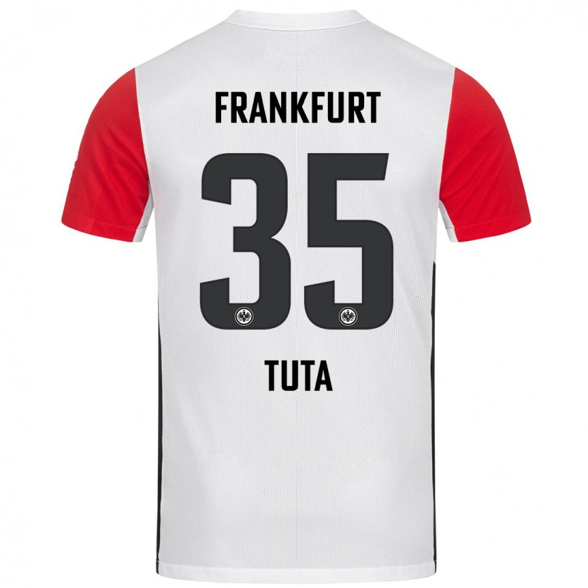 Danxen Män Tuta #35 Vit Röd Hemmatröja Matchtröjor 2024/25 Tröjor T-Tröja