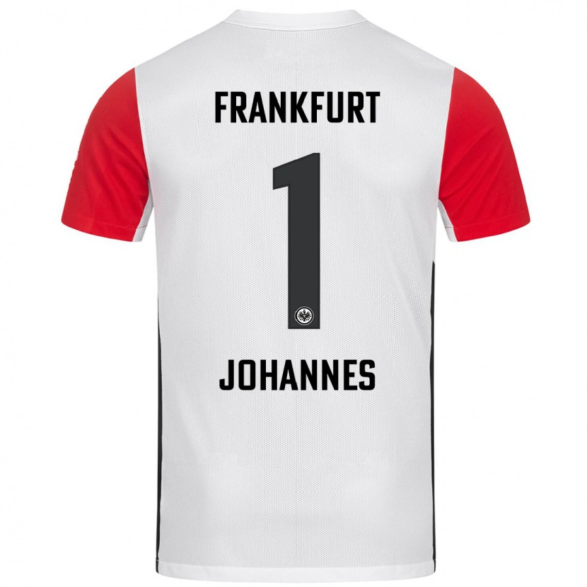 Danxen Män Stina Johannes #1 Vit Röd Hemmatröja Matchtröjor 2024/25 Tröjor T-Tröja