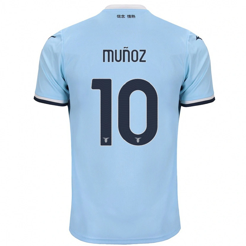 Danxen Män Cristo Muñoz #10 Blå Hemmatröja Matchtröjor 2024/25 Tröjor T-Tröja