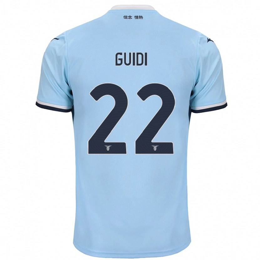 Danxen Män Emma Guidi #22 Blå Hemmatröja Matchtröjor 2024/25 Tröjor T-Tröja