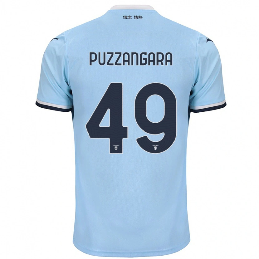Danxen Män Angelo Antonio Puzzangara #49 Blå Hemmatröja Matchtröjor 2024/25 Tröjor T-Tröja