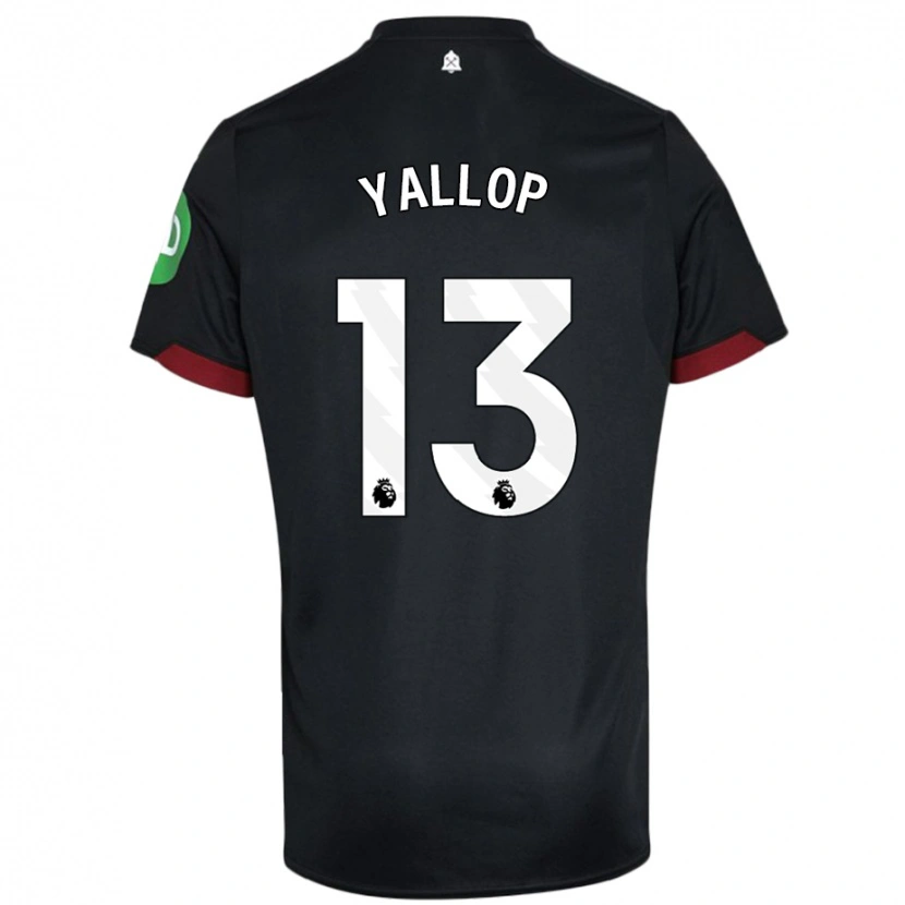 Danxen Män Tameka Yallop #13 Svart Vit Bortatröja Matchtröjor 2024/25 Tröjor T-Tröja