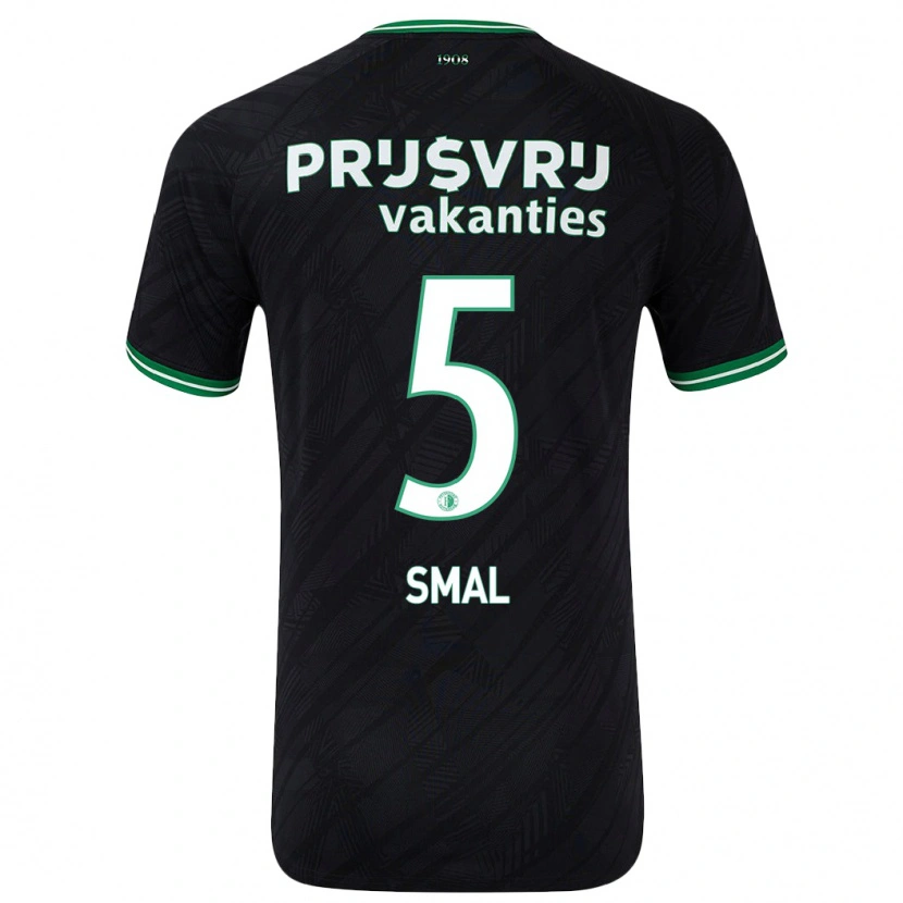 Danxen Män Gijs Smal #5 Svart Grön Bortatröja Matchtröjor 2024/25 Tröjor T-Tröja