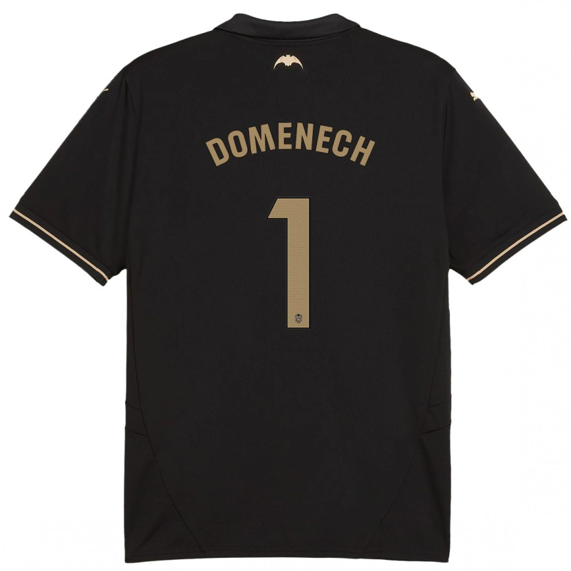 Danxen Män Jaume Doménech #1 Svart Bortatröja Matchtröjor 2024/25 Tröjor T-Tröja