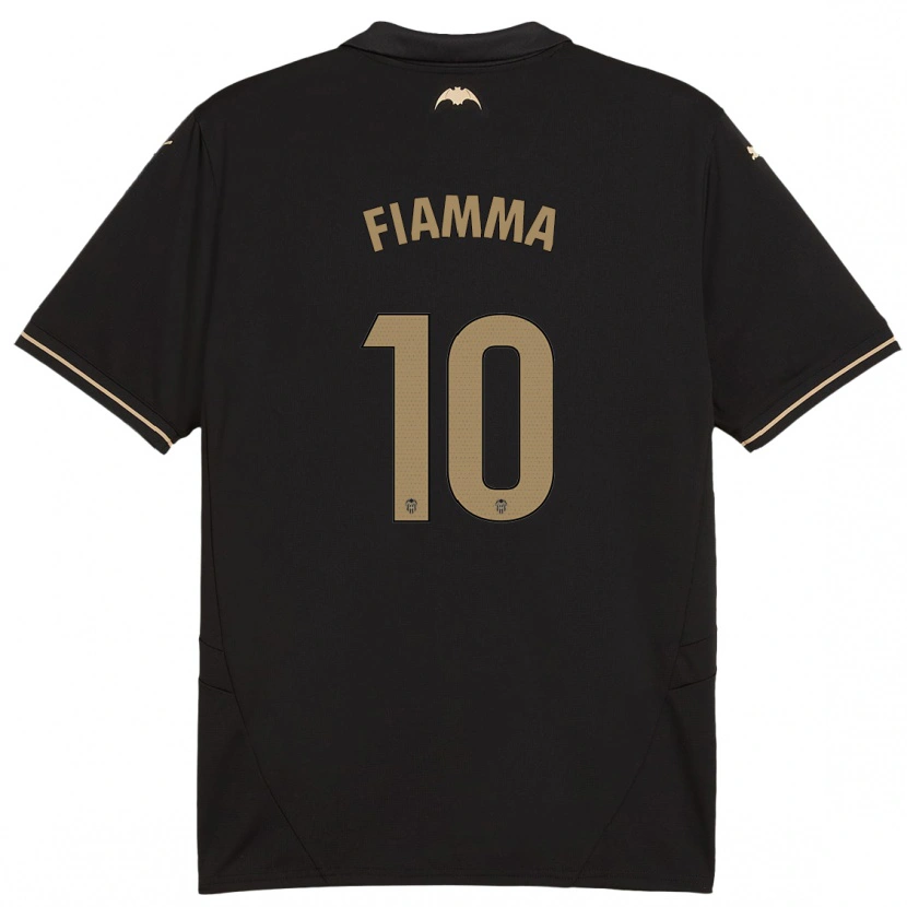 Danxen Män Fiamma #10 Svart Bortatröja Matchtröjor 2024/25 Tröjor T-Tröja