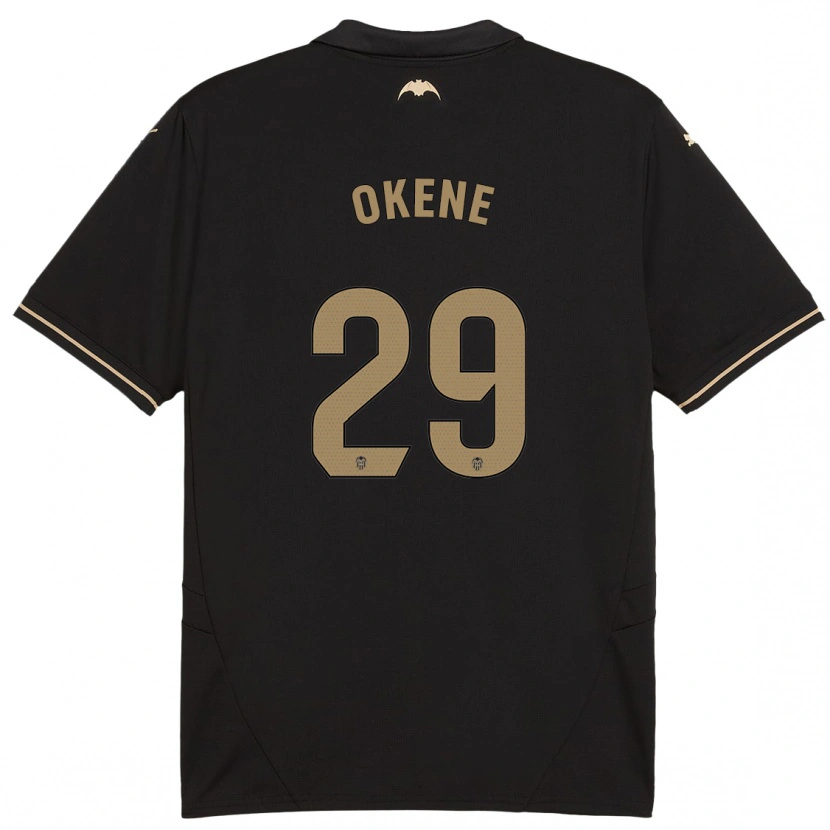 Danxen Män Andrea Okene #29 Svart Bortatröja Matchtröjor 2024/25 Tröjor T-Tröja