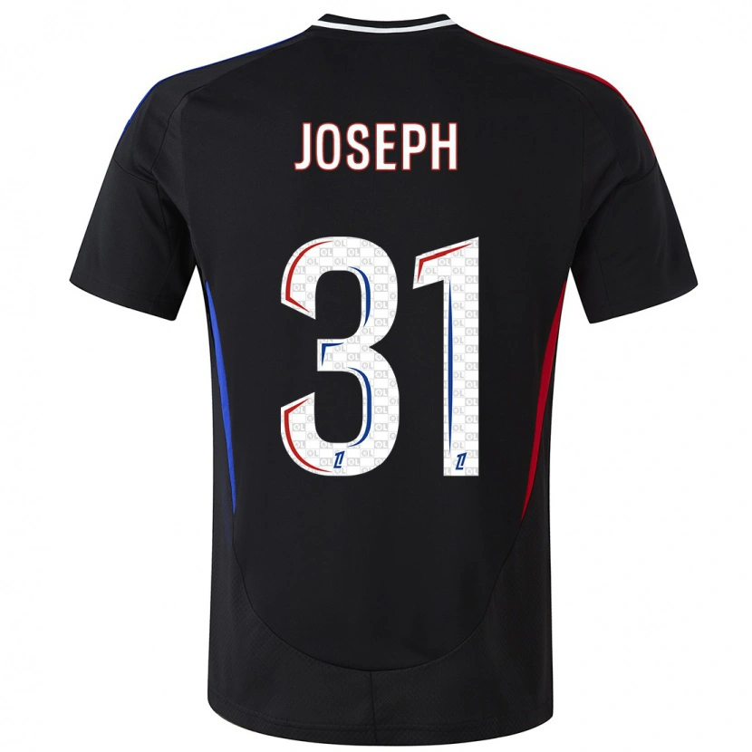 Danxen Män Liana Joseph #31 Svart Bortatröja Matchtröjor 2024/25 Tröjor T-Tröja