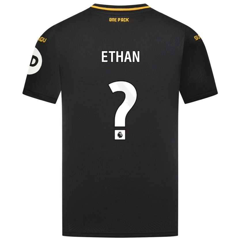 Danxen Män Ethan Mcleod #0 Svart Bortatröja Matchtröjor 2024/25 Tröjor T-Tröja