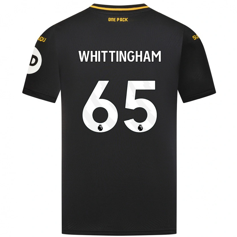 Danxen Män Matthew Whittingham #65 Svart Bortatröja Matchtröjor 2024/25 Tröjor T-Tröja