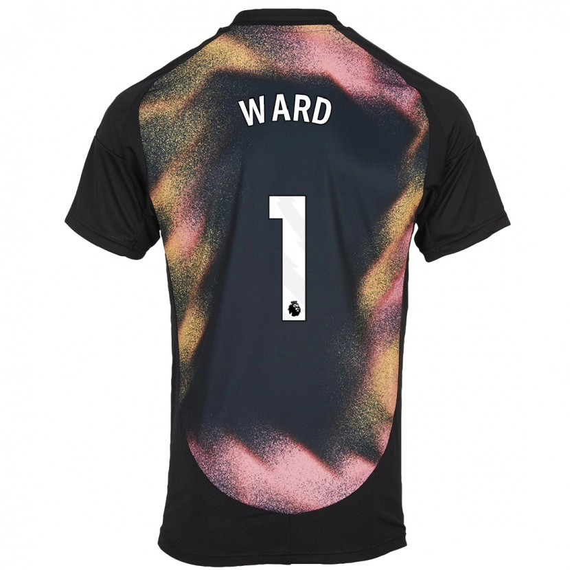 Danxen Män Danny Ward #1 Svart Vit Bortatröja Matchtröjor 2024/25 Tröjor T-Tröja