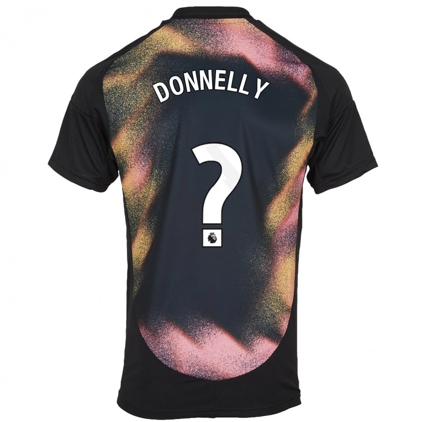Danxen Män Ryan Donnelly #0 Svart Vit Bortatröja Matchtröjor 2024/25 Tröjor T-Tröja
