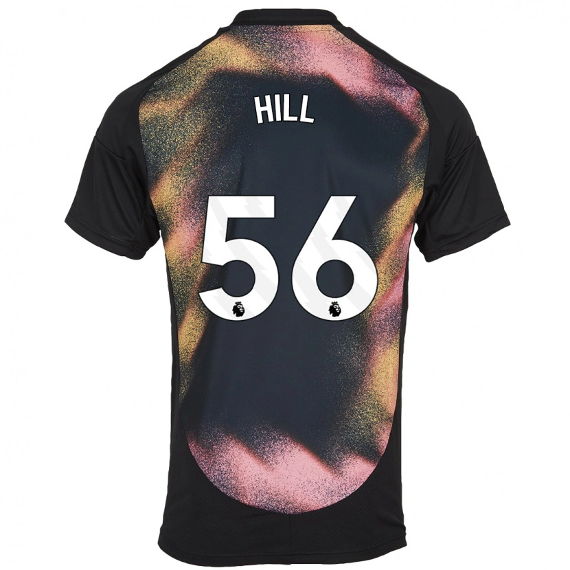 Danxen Män Deniche Hill #56 Svart Vit Bortatröja Matchtröjor 2024/25 Tröjor T-Tröja