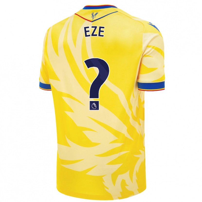 Danxen Män Chimaechi Eze #0 Gul Bortatröja Matchtröjor 2024/25 Tröjor T-Tröja