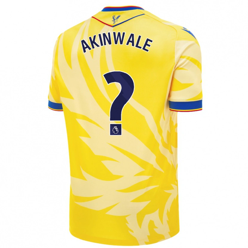 Danxen Män Victor Akinwale #0 Gul Bortatröja Matchtröjor 2024/25 Tröjor T-Tröja
