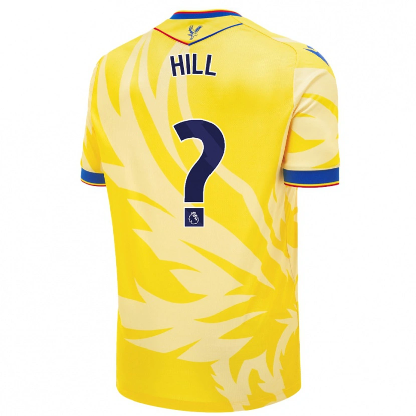 Danxen Män Marcus Hill #0 Gul Bortatröja Matchtröjor 2024/25 Tröjor T-Tröja