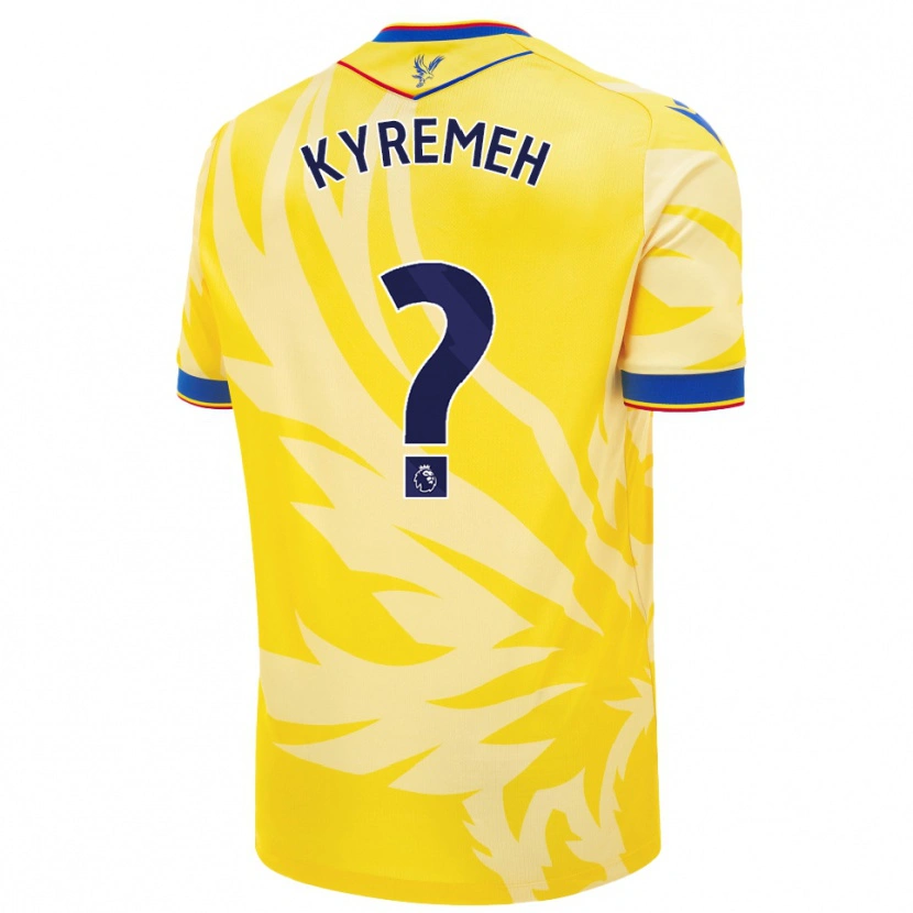 Danxen Män Jerome Kyremeh #0 Gul Bortatröja Matchtröjor 2024/25 Tröjor T-Tröja