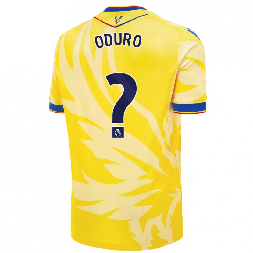 Danxen Män Stuart Oduro #0 Gul Bortatröja Matchtröjor 2024/25 Tröjor T-Tröja