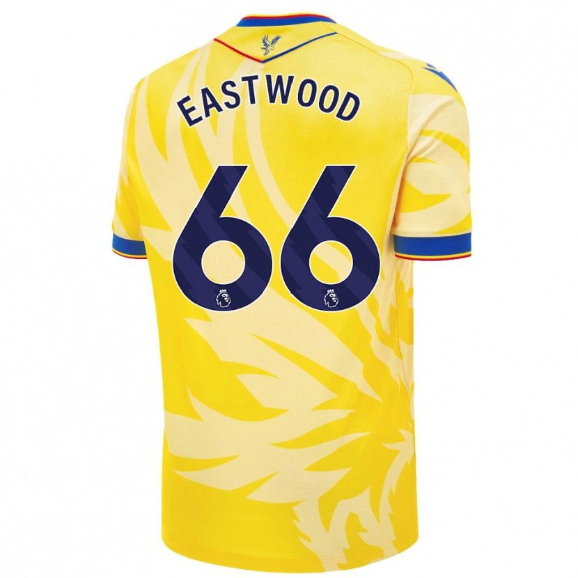 Danxen Män Billy Eastwood #66 Gul Bortatröja Matchtröjor 2024/25 Tröjor T-Tröja