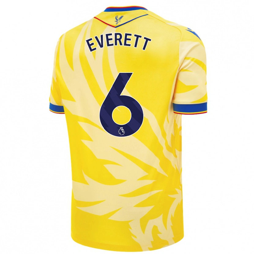 Danxen Män Aimee Everett #6 Gul Bortatröja Matchtröjor 2024/25 Tröjor T-Tröja