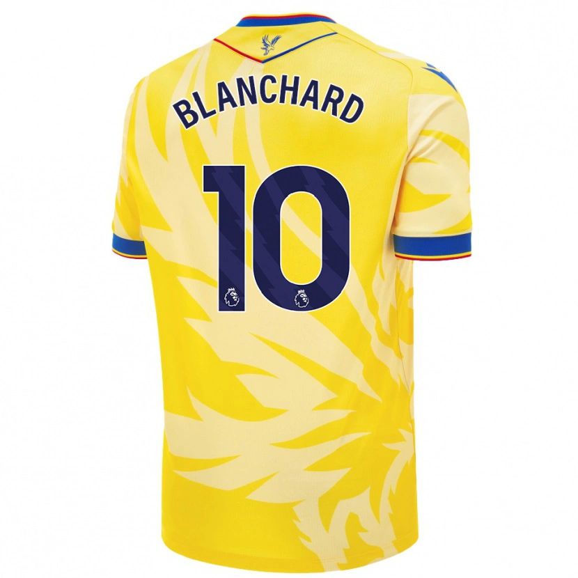 Danxen Män Annabel Blanchard #10 Gul Bortatröja Matchtröjor 2024/25 Tröjor T-Tröja