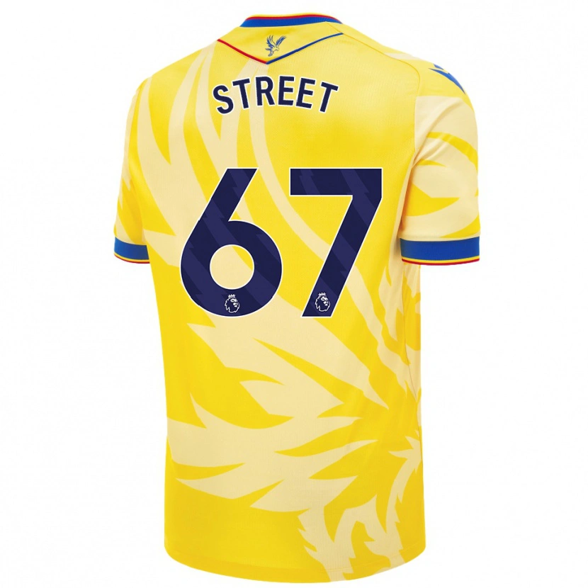 Danxen Män Rob Street #67 Gul Bortatröja Matchtröjor 2024/25 Tröjor T-Tröja