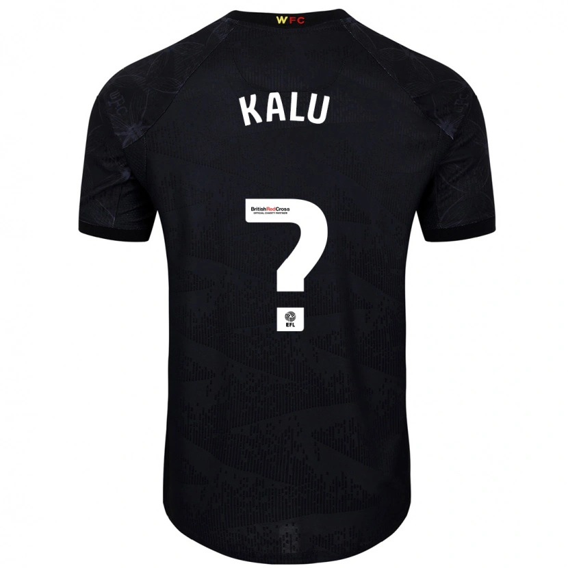 Danxen Män Samuel Kalu #0 Svart Vit Bortatröja Matchtröjor 2024/25 Tröjor T-Tröja