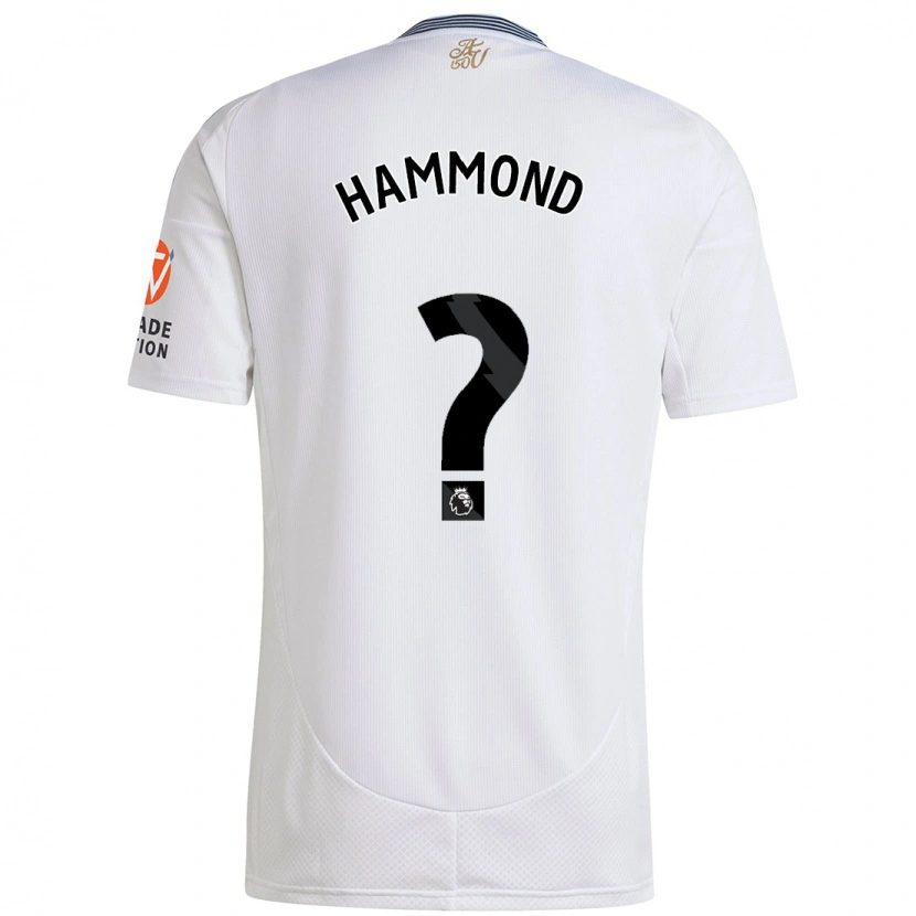 Danxen Män Alex Hammond #0 Vit Bortatröja Matchtröjor 2024/25 Tröjor T-Tröja