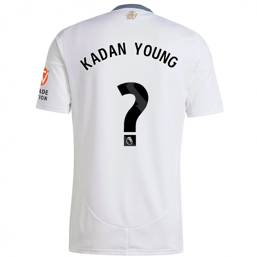 Danxen Män Kadan Young #0 Vit Bortatröja Matchtröjor 2024/25 Tröjor T-Tröja