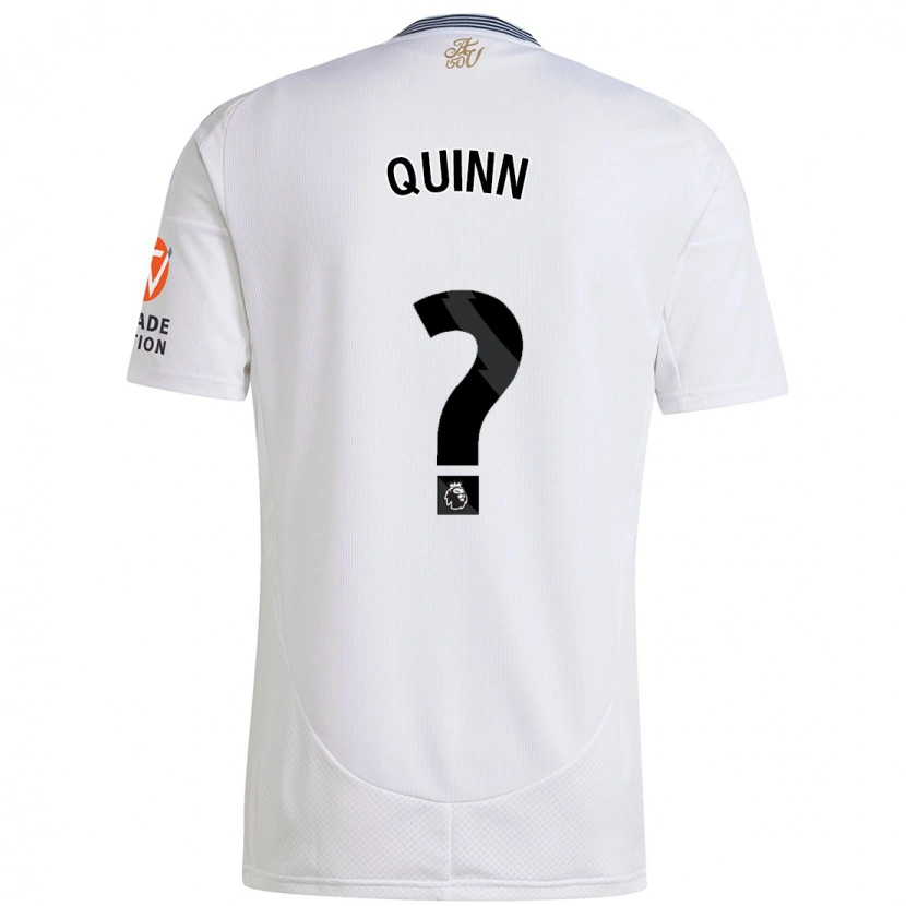 Danxen Män Keilan Quinn #0 Vit Bortatröja Matchtröjor 2024/25 Tröjor T-Tröja