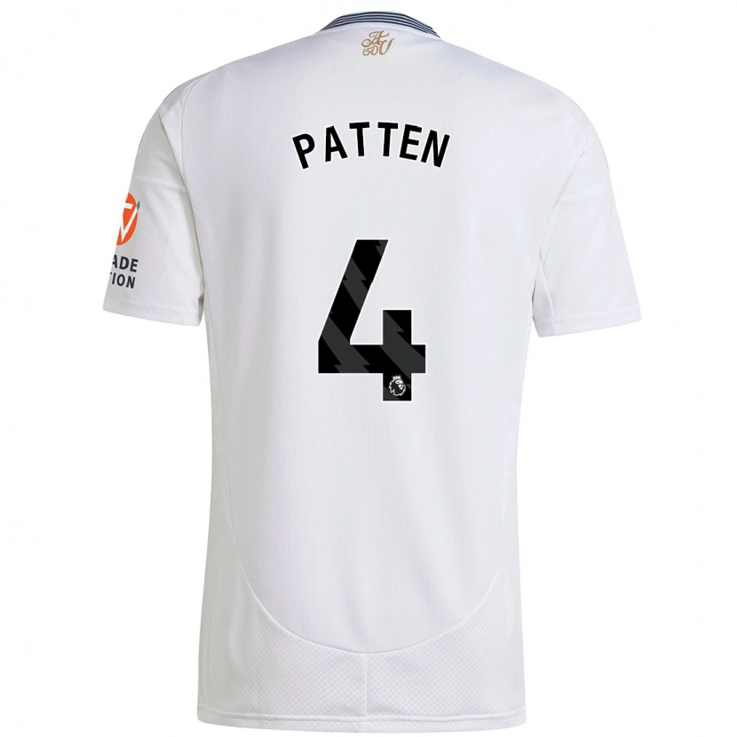 Danxen Män Anna Patten #4 Vit Bortatröja Matchtröjor 2024/25 Tröjor T-Tröja