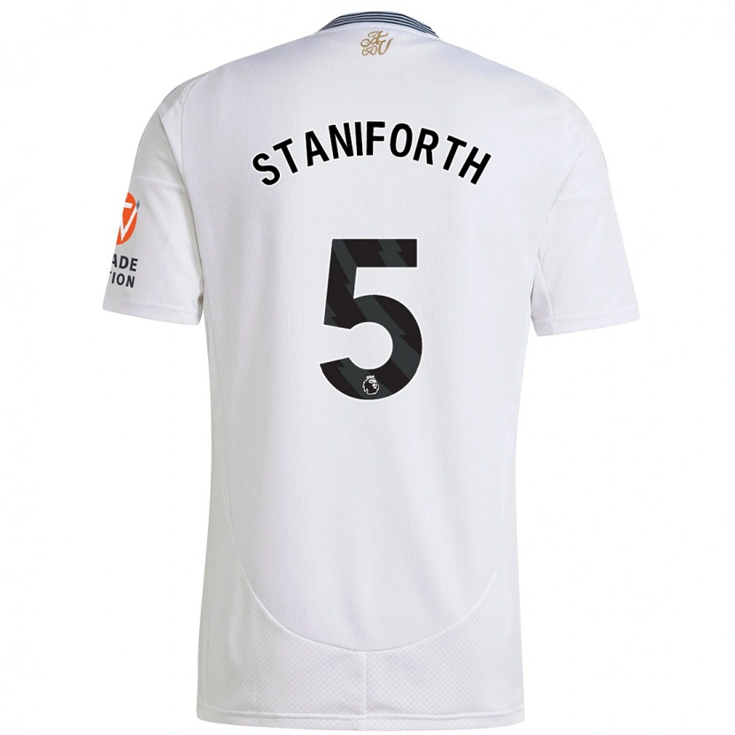 Danxen Män Lucy Staniforth #5 Vit Bortatröja Matchtröjor 2024/25 Tröjor T-Tröja