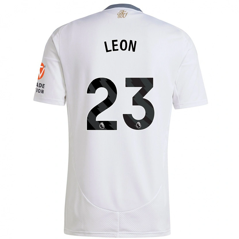 Danxen Män Adriana Leon #23 Vit Bortatröja Matchtröjor 2024/25 Tröjor T-Tröja