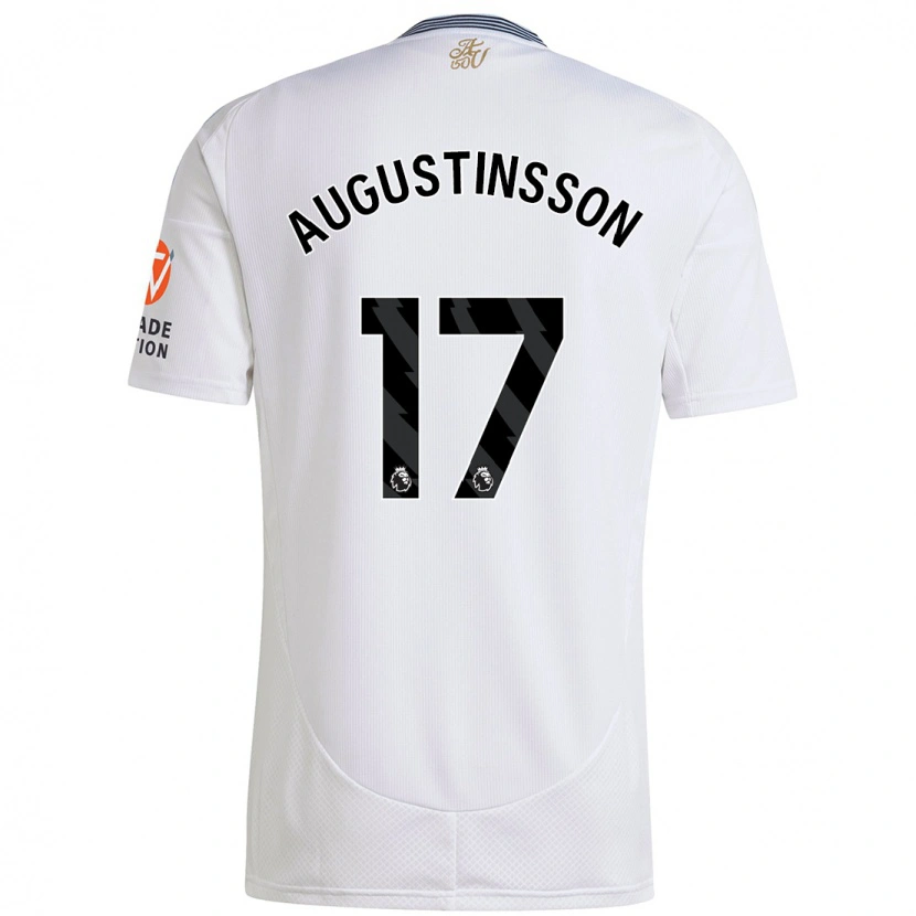 Danxen Män Ludwig Augustinsson #17 Vit Bortatröja Matchtröjor 2024/25 Tröjor T-Tröja