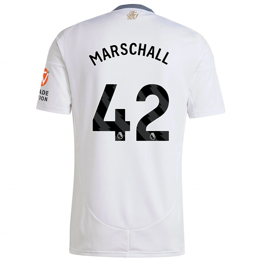 Danxen Män Filip Marschall #42 Vit Bortatröja Matchtröjor 2024/25 Tröjor T-Tröja