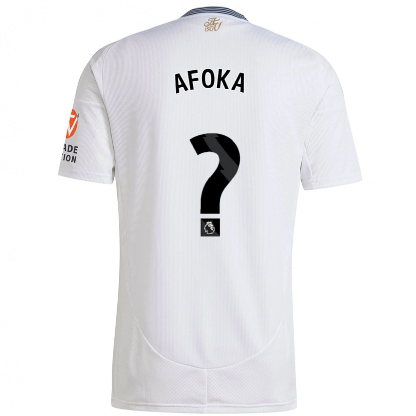 Danxen Män Chisom Afoka #0 Vit Bortatröja Matchtröjor 2024/25 Tröjor T-Tröja