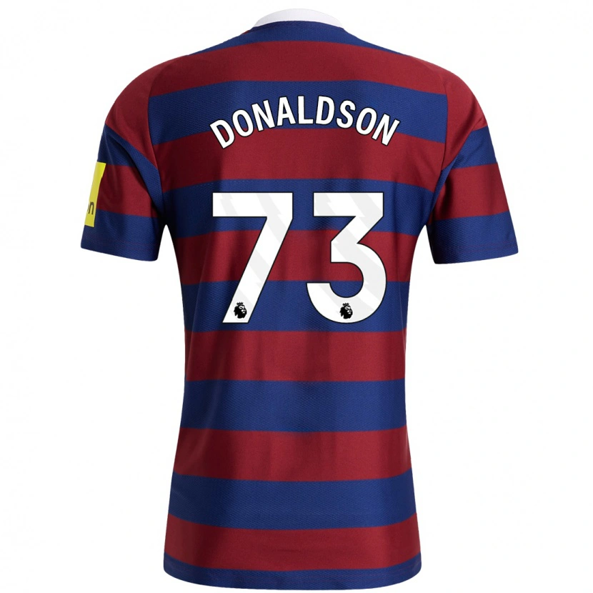 Danxen Män Josh Donaldson #73 Vinröd Marinblå Bortatröja Matchtröjor 2024/25 Tröjor T-Tröja