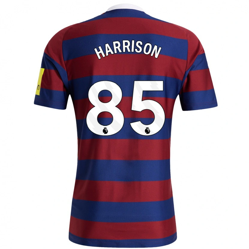 Danxen Män Adam Harrison #85 Vinröd Marinblå Bortatröja Matchtröjor 2024/25 Tröjor T-Tröja
