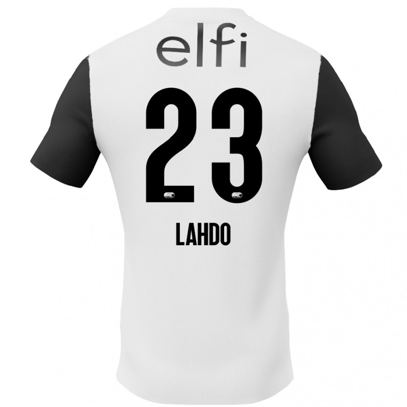 Danxen Män Mayckel Lahdo #23 Vit Svart Bortatröja Matchtröjor 2024/25 Tröjor T-Tröja