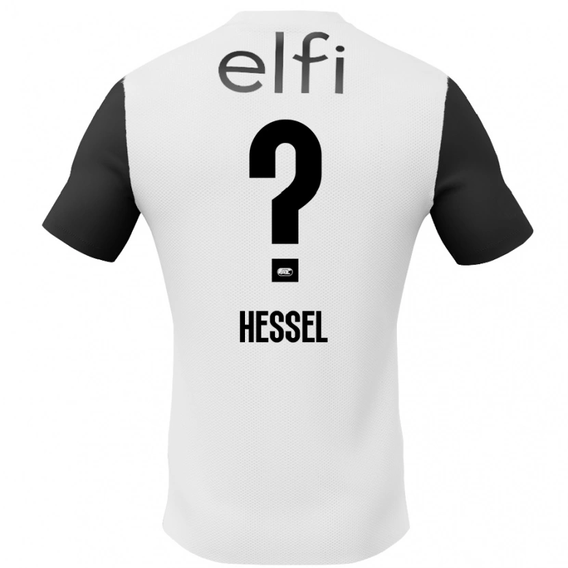 Danxen Män Hessel De Wit #0 Vit Svart Bortatröja Matchtröjor 2024/25 Tröjor T-Tröja