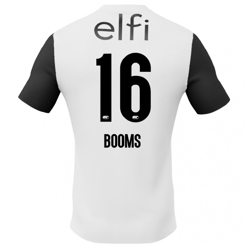 Danxen Män Trinette Booms #16 Vit Svart Bortatröja Matchtröjor 2024/25 Tröjor T-Tröja