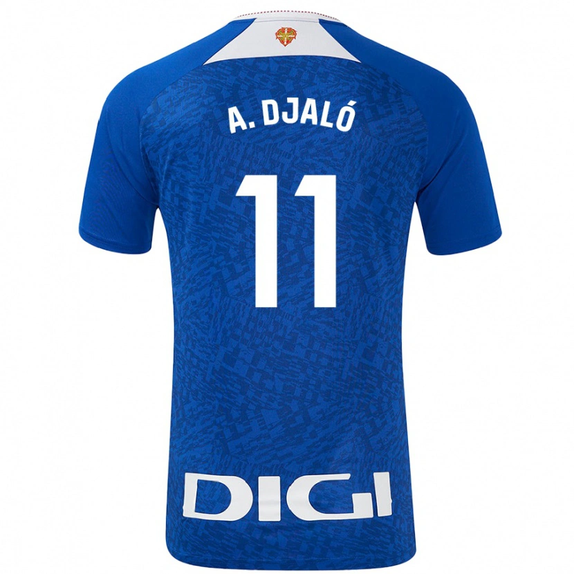 Danxen Män Álvaro Djaló #11 Kungsblå Bortatröja Matchtröjor 2024/25 Tröjor T-Tröja