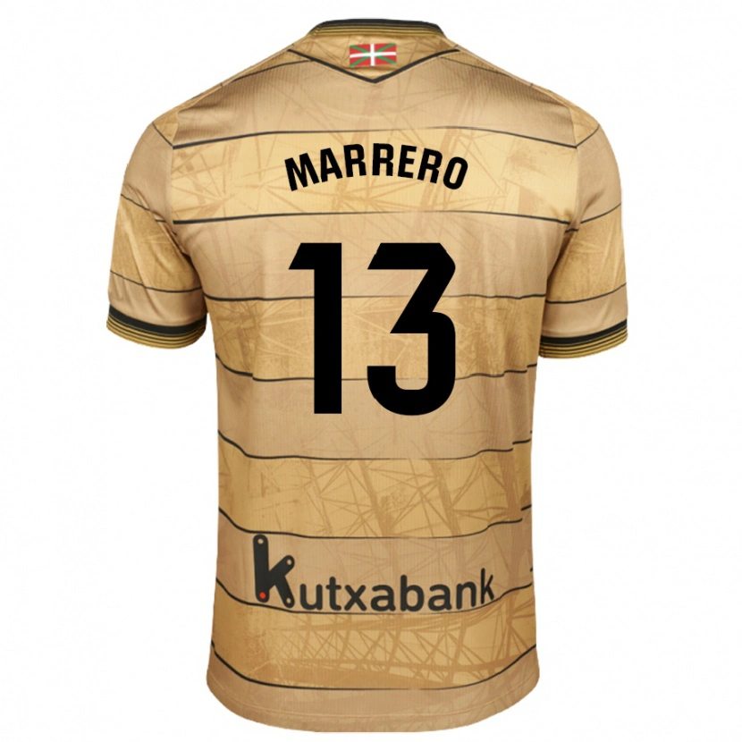 Danxen Män Unai Marrero #13 Brun Bortatröja Matchtröjor 2024/25 Tröjor T-Tröja