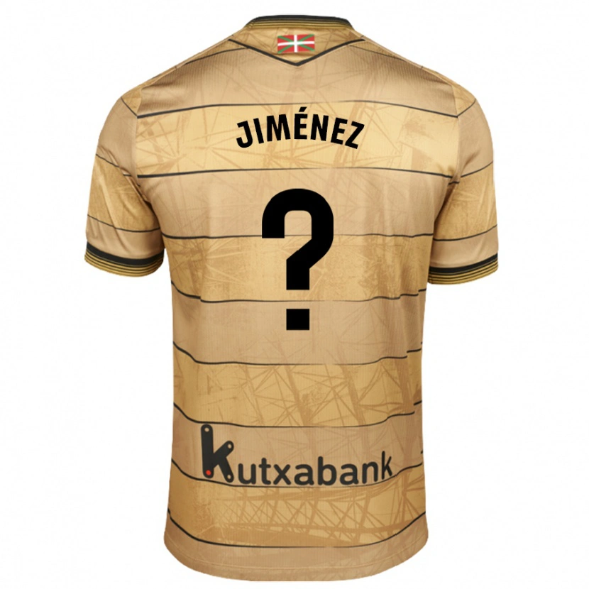 Danxen Män Javier Jiménez #0 Brun Bortatröja Matchtröjor 2024/25 Tröjor T-Tröja
