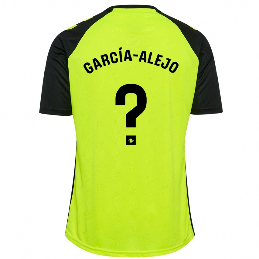 Danxen Män Raúl García-Alejo #0 Fluorescerande Gulsvart Bortatröja Matchtröjor 2024/25 Tröjor T-Tröja