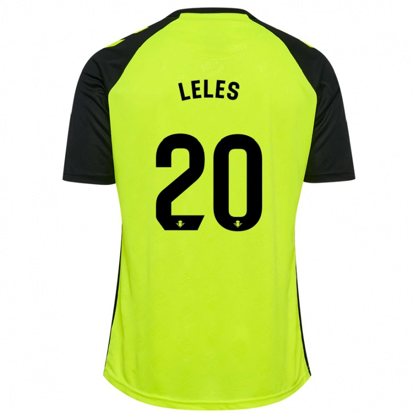 Danxen Män Leles #20 Fluorescerande Gulsvart Bortatröja Matchtröjor 2024/25 Tröjor T-Tröja
