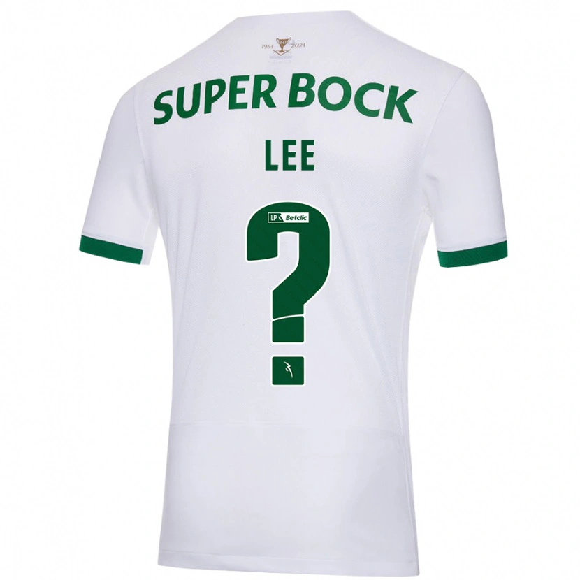 Danxen Män Afonso Lee #0 Vit Grön Bortatröja Matchtröjor 2024/25 Tröjor T-Tröja