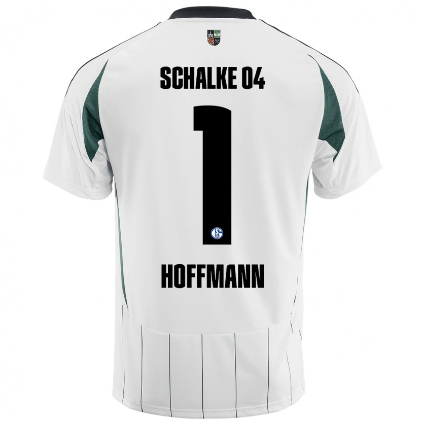 Danxen Män Ron-Thorben Hoffmann #1 Vit Grön Bortatröja Matchtröjor 2024/25 Tröjor T-Tröja