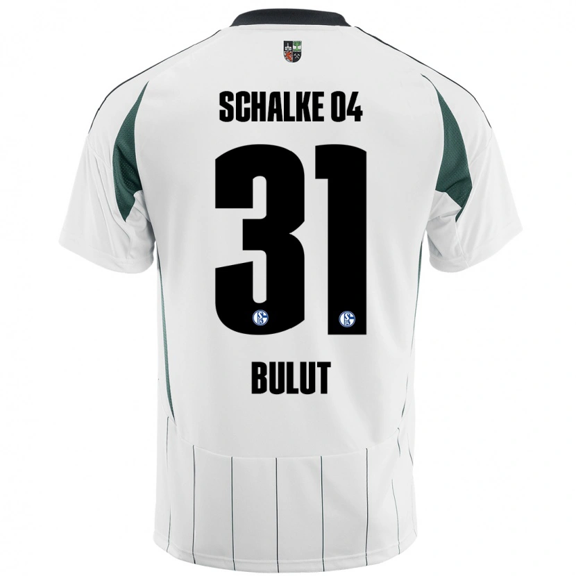 Danxen Män Taylan Bulut #31 Vit Grön Bortatröja Matchtröjor 2024/25 Tröjor T-Tröja