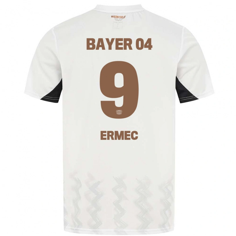 Danxen Män Berkan Ermec #9 Vit Svart Bortatröja Matchtröjor 2024/25 Tröjor T-Tröja